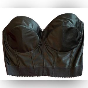 Dominique BLACK Noemi Strapless Backless Bra US 44DD‎ E Bustier